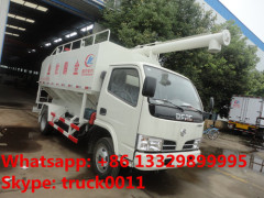 Dongfeng mini 8cubic meters 4tons bulk animal feed transported truck for sale