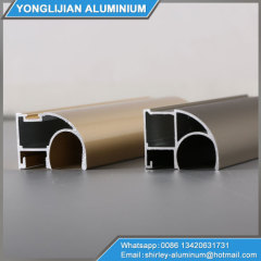 Furniture aluminum profile for sliding wardrobe