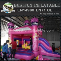Commercial Giant Inflatable princess Castle with slide