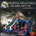 Vivid Printing Turtle Inflatable Bouncer Slide