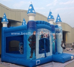 Inflatable Toy Frozen Castle Elsa Princess bounce castle combo