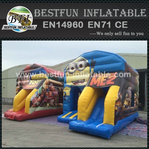 New Cheap Minions Inflatable Jumping Bouncy Castle inflatable bouncer