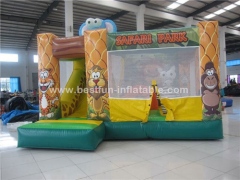 New Design safari park Inflatable Bouncer for Kids bounce house
