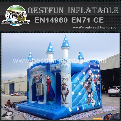 Frozen inflatable princess bouncy castle combo