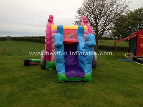 Princess carriage bouncy castle inflatables for sale