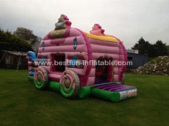 Princess carriage bouncy castle inflatables for sale