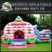 Beauty princess carriage inflatable bouncer slide