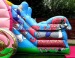Beauty princess carriage inflatable bouncer slide