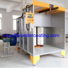 manual powder spraying booth