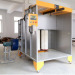 powder coating booth with filter