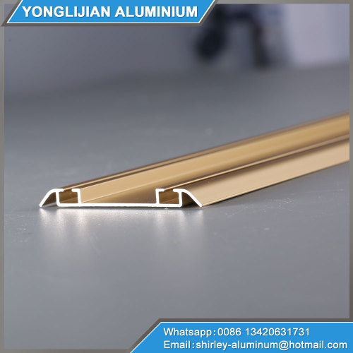 Aluminum bottm sliding profile for wardrobe door