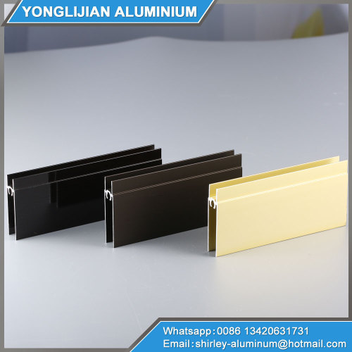 Aluminium Profile Door Handle Profile Door Bottom Profile For