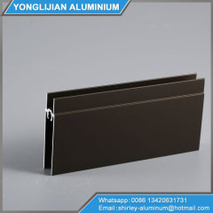 Aluminium profile door handle profile door bottom profile for sliding wardrobe door