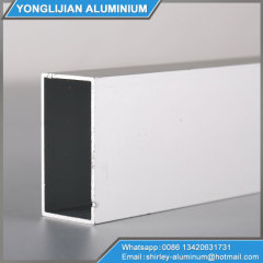 Aluminum square tube flat tube