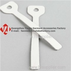 White Pure Leather Zipper Puller For Garment