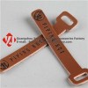 Factory Embossed Logo Leather Zipper Pull