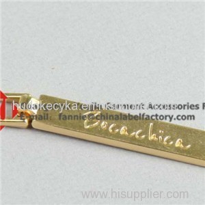 Gold Metal Zipper Puller