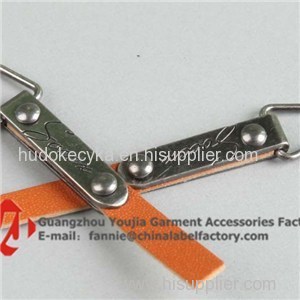 Leather Metal Zipper Puller For Garment/Bags