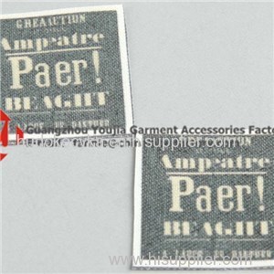 Garment Label Woven Tag Fabric Label