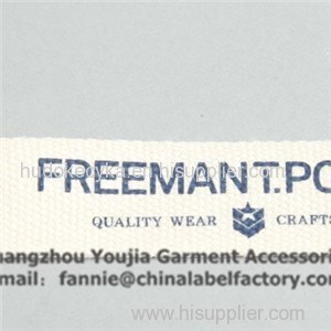 Heat Cut Woven Label