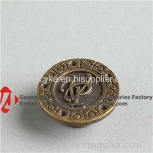 Bulk Wholesale Metal Button