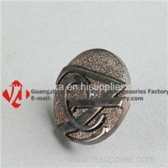 Custom Antique Metal Brand Button