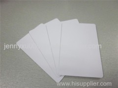environmental Customized size inkjet thermal printing 125khz blank plastic LF ID card with TK4100 T5577 EM4100 chips for