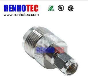 RP SMA Male Plug to UHF Female Jack Connector coaxial
