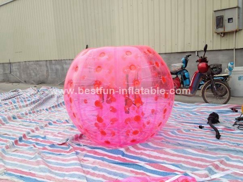 PVC bumper bubble ball for soccer