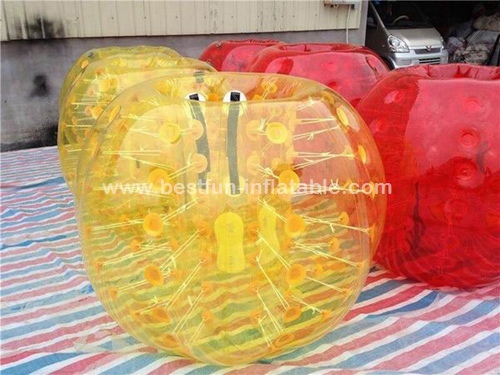 PVC bumper bubble ball for soccer