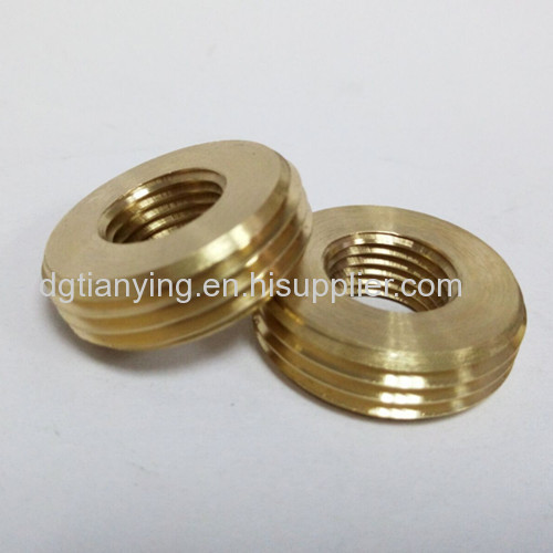 Brass raw material reducer plug designed by customer