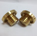 Custom-tailored brass ended blind plugs