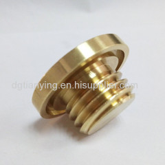 Brass turned precision components hexagon socket brass screw plug