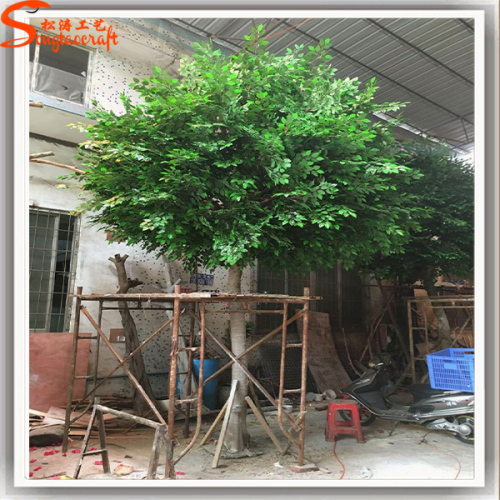 artificial green leaves large outdoor tree ficus plant banyan trees customized