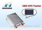 Automotive Sim Card Small OBD2 / OBD GPS Tracker With Si RF III chip