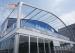 Glass Wall Double Decker Tents Semi Permanent Double Wing Door