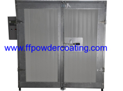 Electric powder coating oven system