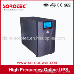 High Quality Single Phase High Frequency Online UPS with LCD Display 1-10KVA