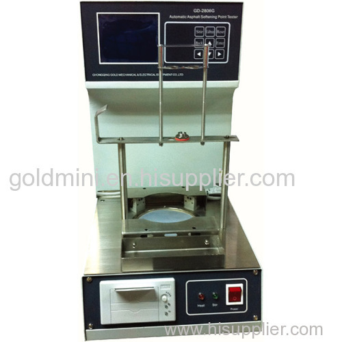 2016GOLD Automatic 2 sample pc port Asphalt softening point tester