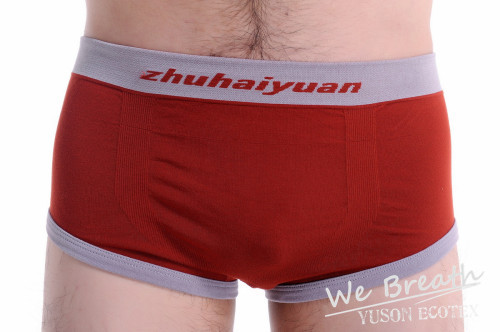 Men's Underwear Bamboo Fiber Boxer Shorts Bottoms Seamless Underpants