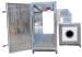 Two doors powder spraying oven