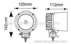 25watt Round CREE Auto Work Light