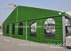 Green Military Temporary Aircraft Hangar Portable With Sandwich Wall