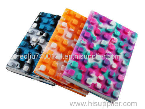 2016 fashion silicone cover lego notebook