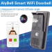 Smartphone/Tablet app unlock 8M night vision infrared rainproof video wifi wireless outdoor bell doorbell intercom