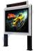 66" 76" stainless steel floor stand network outdoor IP65 led advertising totem