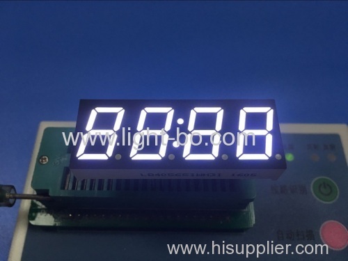 Ultra-blau 0.56 "4-stellige 7-Segment-LED-Anzeige der Uhrzeit gemeinsame Anode für Haushaltsgeräte