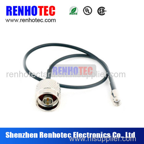 black n to sma male coax adapter wire assebly