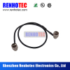 black n to n male rf coax connector cable assembly