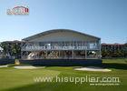 Waterproof Roof Cover Double Decker Tents With Glass Wall System